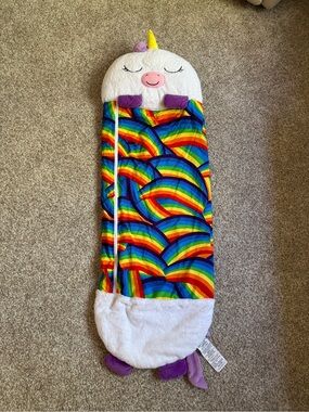 Happy Nappers - White Unicorn Kids Sleeping Bag